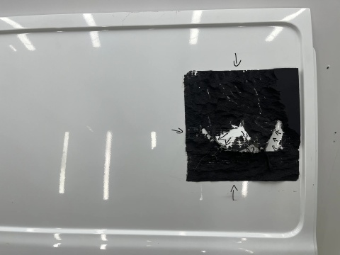 Drzwi Ford Custom Mk1 I 17-23r. Lift prawe boczne prawy bok przesuwne