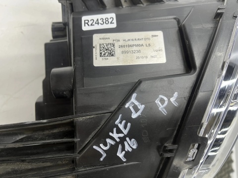 Lampa reflektor Nissan Juke II 2 F16 19r.- PRAWA przednia FULL LED oryginalna PRAWY przód EUROPA 260106pm0a