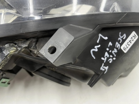 Lampa reflektor Renault Scenic 2 II Lift + Grand 06-09r. lewa przednia EU H7 soczewka lewy przód