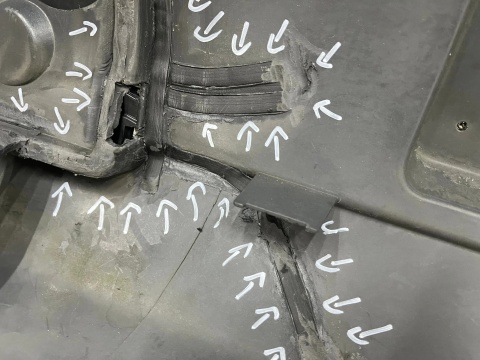 Zderzak przedni VW Transporter T5 5 V 03-09r. Przedlift przód 7H5807101H