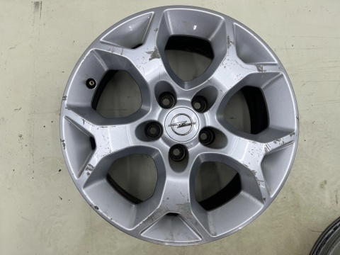 Felga Opel Zafira B Astra G H Vectra C Meriva 6,5jx16 ET37 5x110 felgi aluminiowe r16 cali KOMPLET 13116659