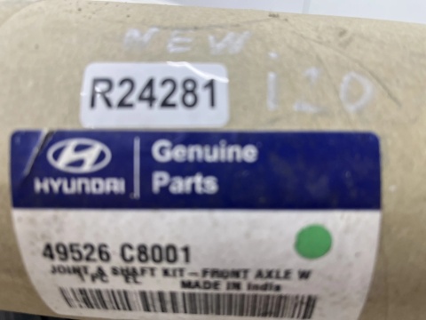 Półoś Hyundai i20 II 14-20r. 1.2 MPI benzyna PRAWA przednia napędowa długa