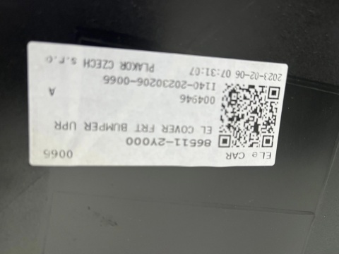 Zderzak przedni Hyundai IX35 1 I 09-15r. przód spryski nowy oryginalny 86511-2Y000