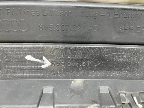 Zderzak tylny Audi A3 8V 16-20r. Lift tył sedan 4XPDC 8V5807511F
