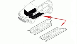 Osłona podwozia Kia Stonic Kia Rio 4 IV 17r.- NOWA lewa osłona dolna płyta boczna oryginalna 84215-h8100