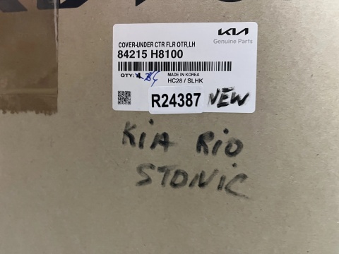 Osłona podwozia Kia Stonic Kia Rio 4 IV 17r.- NOWA lewa osłona dolna płyta boczna oryginalna 84215-h8100