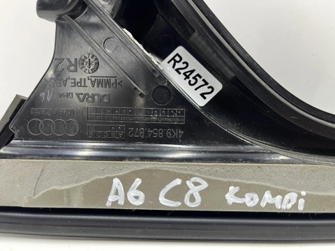 Listwa Audi A6 C8 kombi 18-25r. PRAWA nakładka szyby klapy bagażnika spoiler blenda 4k9854872