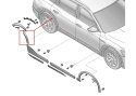 Listwa Audi Q8 e-tron Q8 e-tron Sportback 18r.- prawa tylna nakładka drzwi rant nadkola prawy tył 4ke853026e