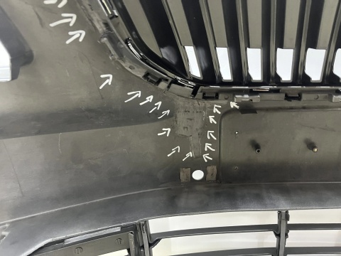 Zderzak przedni Skoda Superb 2 II 08-13r. Przedlift przód 6XPDC 3T0807221
