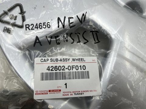 Kołpak Toyota Corrola Verso 2 II Avensis 2 II 03-09r. 16 cali r16 kołpak nowy orginalny 42602-0f010