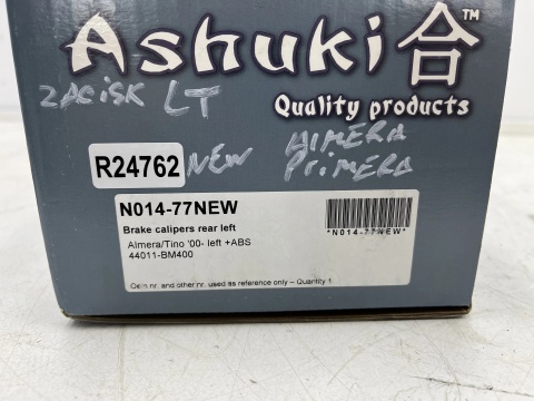 Zacisk hamulcowy Nissan Almera N16 Almera Tino Primera P11 96-06r. NOWY lewy tylny zacisk lewy tył