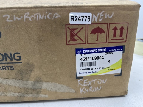 Zwrotnica SsangYong Rexton I Kyron 01-17r. nowa prawa tylna Oryginalna 4592109004