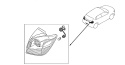 Lampa Mitsubishi ASX I Outlander Sport 10-19r. NOWA prawa tylna LED EU Oryginalna w błotnik prawy tył 8330b194