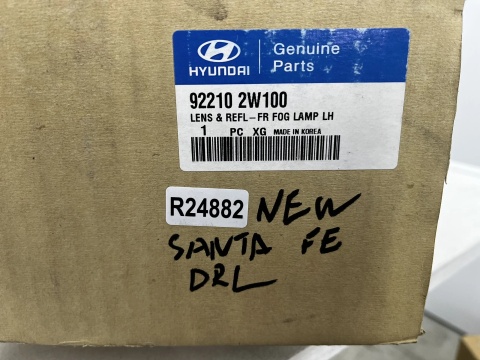 Lampa reflektor Hyundai Santa Fe 3 III 12-15r. NOWY lewy przedni halogen LED w zderzak oryginalny DRL 922102w100