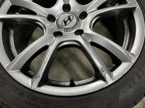 Felga Hyundai Kia 7.5jx17 5x114,3 ET48 felgi aluminiowe r17 cali KOMPLET RCDESIGN rc11757