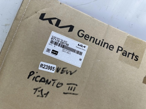 Szyba tylna Kia Picanto 3 III 17r.- NOWA tylna w klapę bagażnika oryginalna 87110-g6730