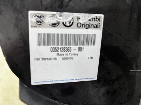 Nadkole Fiat Doblo 2 II Combo D 10-22r. NOWE lewe tylne ORYGINALNE osłona zderzaka lewy tył 52128365