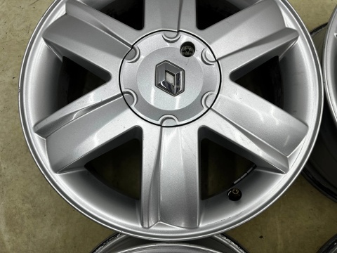 Felgi aluminiowe Renault Scenic 2 II Megane 2 II 02-09r. 6,5jx16 ET49 4x100 felgi r16 cali KOMPLET 8200310797