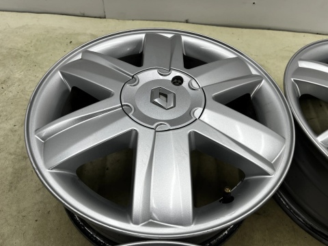 Felgi aluminiowe Renault Scenic 2 II Megane 2 II 02-09r. 6,5jx16 ET49 4x100 felgi r16 cali KOMPLET 8200310797