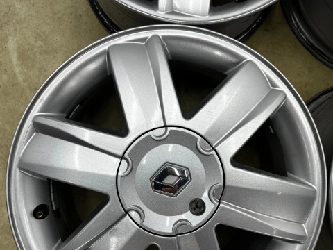 Felgi aluminiowe Renault Scenic 2 II Megane 2 II 02-09r. 6,5jx16 ET49 4x100 felgi r16 cali KOMPLET 8200310797