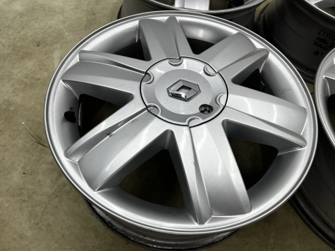 Felgi aluminiowe Renault Scenic 2 II Megane 2 II 02-09r. 6,5jx16 ET49 4x100 felgi r16 cali KOMPLET 8200310797