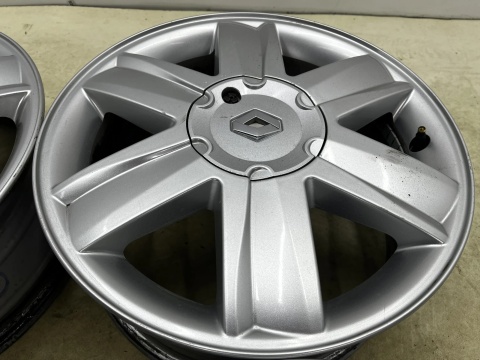 Felgi aluminiowe Renault Scenic 2 II Megane 2 II 02-09r. 6,5jx16 ET49 4x100 felgi r16 cali KOMPLET 8200310797