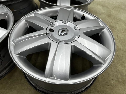 Felgi aluminiowe Renault Scenic 2 II Megane 2 II 02-09r. 6,5jx16 ET49 4x100 felgi r16 cali KOMPLET 8200310797
