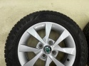 Felgi aluminiowe VW up! Skoda Citigo Seat Mii 5jx14 ET35 4x100 felgi r14 cali KOMPLET opony wielosezonowe 175/65/14