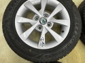 Felgi aluminiowe VW up! Skoda Citigo Seat Mii 5jx14 ET35 4x100 felgi r14 cali KOMPLET opony wielosezonowe 175/65/14