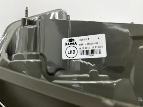 Lampa Toyota Corolla Verso II 04-07r. E121 NOWA lewa tylna EU Oryginalna w błotnik lewy tył 81561-0f020