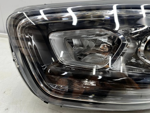 Lampa reflektor Ford Transit Custom MK1 17-23r. LIFT EU lewa przednia soczewka pasek LED Europa jk21-13w030-dj