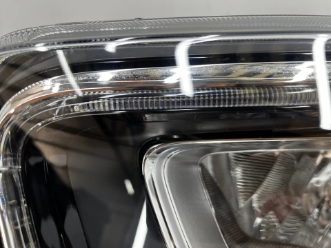 Lampa reflektor Ford Transit Custom MK1 17-23r. LIFT EU lewa przednia soczewka pasek LED Europa jk21-13w030-dj