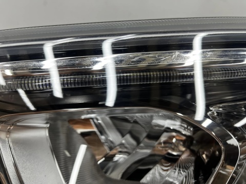 Lampa reflektor Ford Transit Custom MK1 17-23r. LIFT EU lewa przednia soczewka pasek LED Europa jk21-13w030-dj