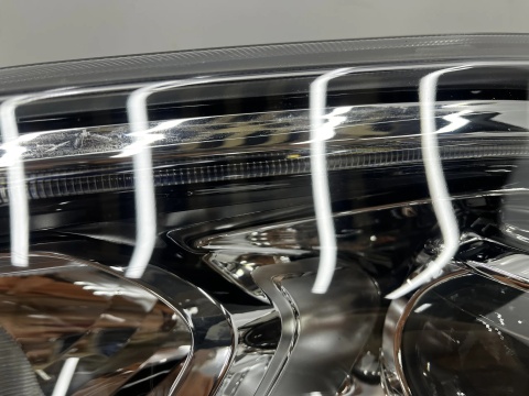 Lampa reflektor Ford Transit Custom MK1 17-23r. LIFT EU lewa przednia soczewka pasek LED Europa jk21-13w030-dj