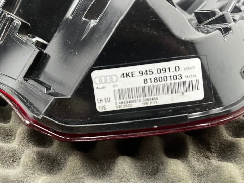 Lampa Audi Q8 e-tron Q8 e-tron Sportback 18r.- LEWA tylna w błotnik LED lewy tył EU 4ke945091d