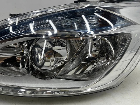 Lampa reflektor Ford Transit Custom MK1 13-17r. EU lewa przednia soczewka z doświetlaniem zakrętów Europa bk21-13d153-bh