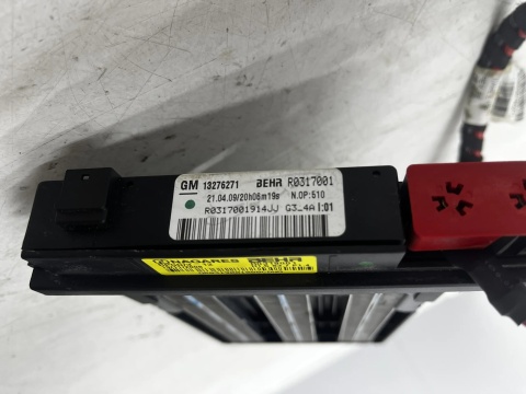 Nagrzewnica Opel Insignia A Astra J 08-17r. elektryczna dodatkowa grzałka w nagrzewnice 13276271