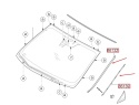 Listwa Hyundai i40 11-19r. NOWA prawa nakładka zgarniająca szyby przedniej czołowej ze ślizgiem zaślepka 861323z000 861393z000