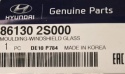 Uszczelka Hyundai ix35 I Tucson 09-15r. NOWA guma szyby czołowej przedniej oryginalna 861302s000