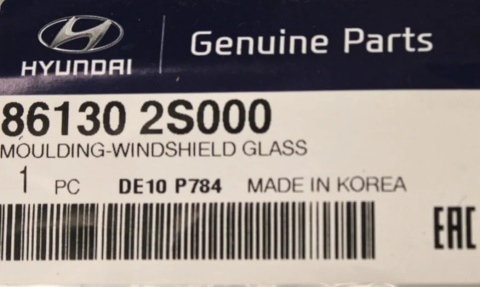 Uszczelka Hyundai ix35 I Tucson 09-15r. NOWA guma szyby czołowej przedniej oryginalna 861302s000
