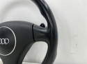 Kierownica Audi A3 8P 04-13r. skórzana trójramienna łopatki z poduszką Airbag EUROPA 8p0419091p