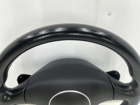 Kierownica Audi A3 8P 04-13r. skórzana trójramienna łopatki z poduszką Airbag EUROPA 8p0419091p