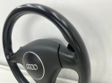 Kierownica Audi A3 8P 04-13r. skórzana trójramienna łopatki z poduszką Airbag EUROPA 8p0419091p