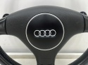 Kierownica Audi A3 8P 04-13r. skórzana trójramienna łopatki z poduszką Airbag EUROPA 8p0419091p