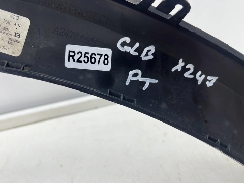 Listwa Mercedes GLB x247 19r.- prawy tylny rant nadkola błotnika nakładka a2478850322
