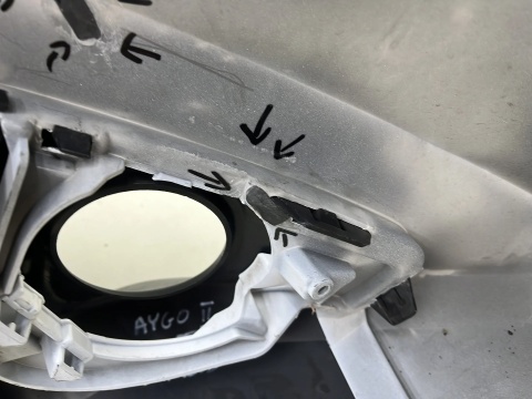Zderzak przedni Toyota Aygo 2 II 18-21r. Lift przód 52119-0H180
