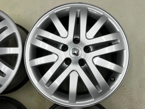 Felgi aluminiowe Renault Laguna 2 II Espace 4 IV 7jx17 ET50 5x108 felgi r17 cali z czujnikami KOMPLET 8200387857