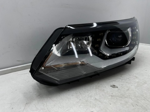 Lampa reflektor VW Tiguan 1 I 5n LIFT 10-16r. lewa przednia XENON EU skrętna doświetlanie zakrętów + Led oryginalna