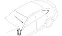 Uszczelka BMW 4 G26 Gran Coupe 21r.- lewa przednia guma szyby czołowej przedniej lewy przód 51137933087