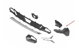Atrapa BMW G20 G21 18-22r. przedlift prawa przednia lewa atrapa halogenu nowa oryginalna 51117464276